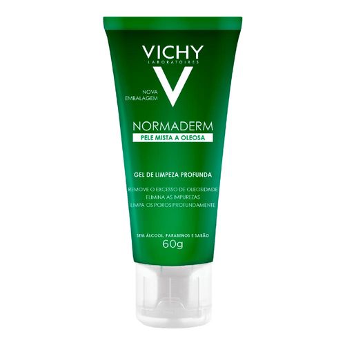 Gel De Limpeza Profunda Vichy Normaderm Para Pele Oleosa 60G