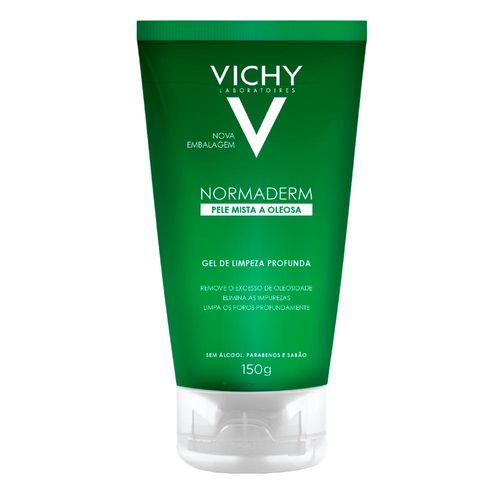 Gel De Limpeza Profunda Vichy Normaderm Para Oleosidade E Poros Obstruídos 150G