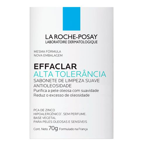 Sabonete Em Barra La Roche-Posay Effaclar Alta Tolerância Peles Oleosas E Sensíveis 70G