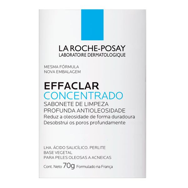 Sabonete em Barra Concentrado La Roche-Posay Effaclar Peles Oleosas e Sensíveis 70g