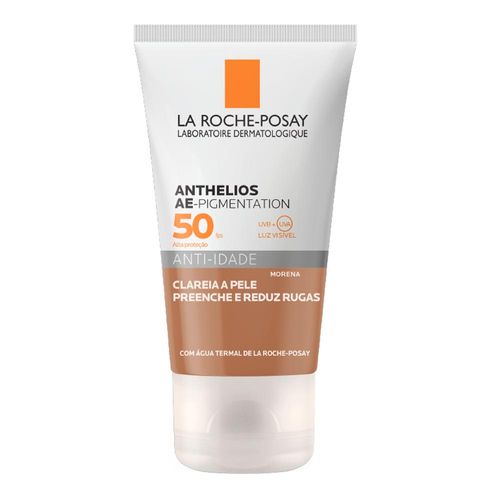 Protetor Solar Facial La Roche-Posay Fps 50 Anthelios Ae-Pigmentation Anti-Idade Morena 40G