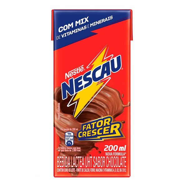 Bebida Láctea Nescau Prontinho Tetra Pak 200ml