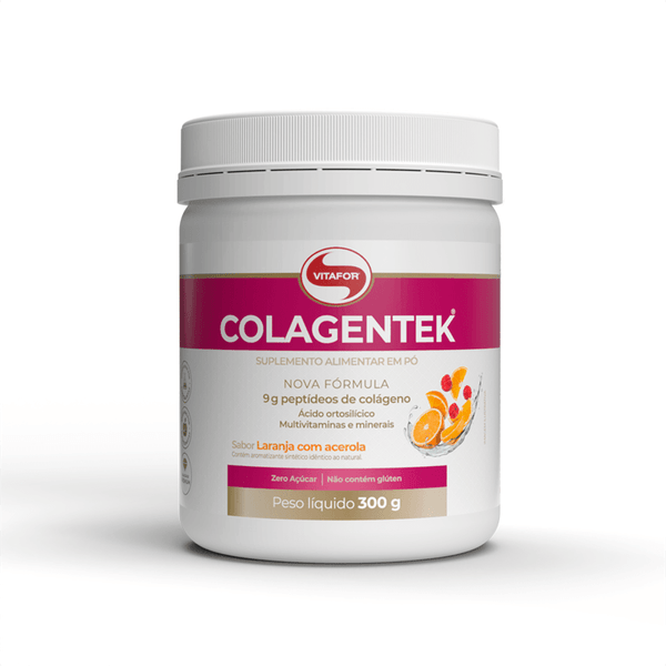 Colagentek Laranja com Acerola Vitafor 300g
