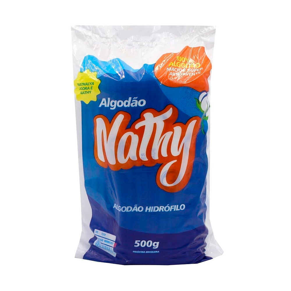 Algodão Hidrófilo Nathy 500g