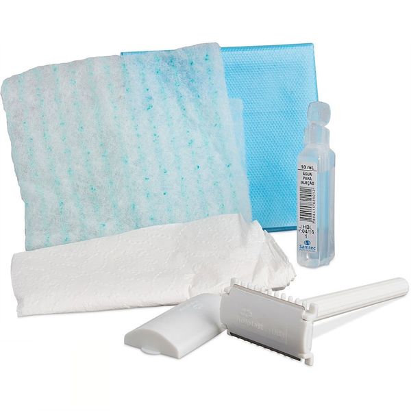 Kit Tricotomia Descartável Kolplast Caixa com 1 Unid.