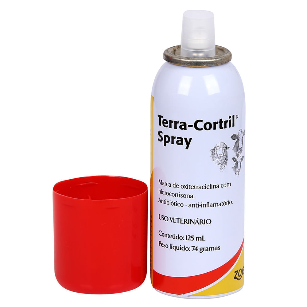 Spray Terra-Cortril Zoetis 125ml - Drogaria Sao Paulo