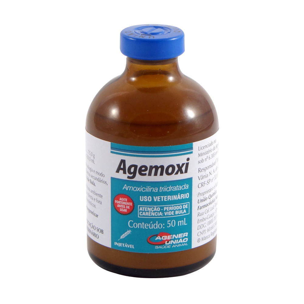 Agemoxi LA Injetável Agener 50ml - Drogaria Sao Paulo