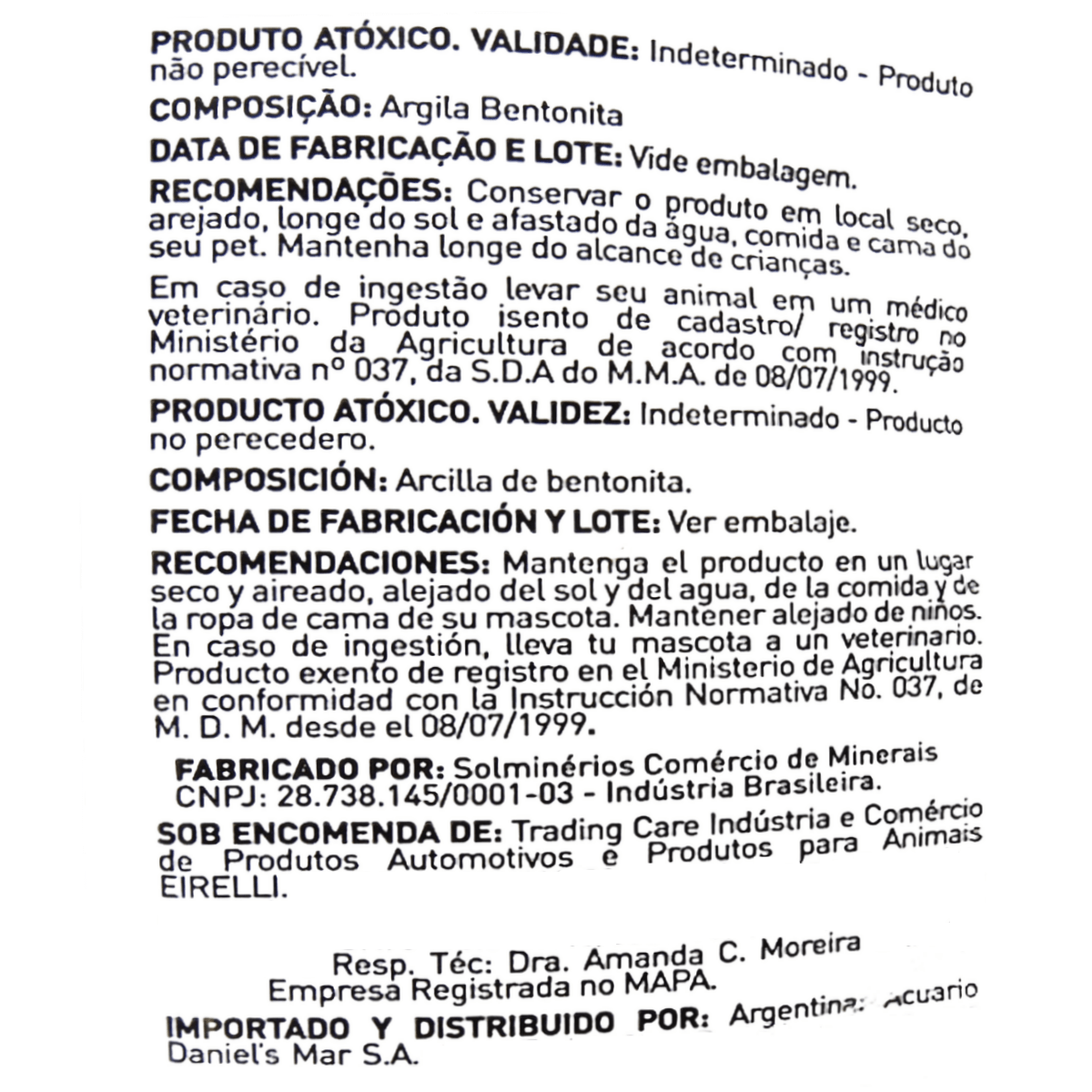 Areia Higiênica Cat Zone para Gatos 4Kg
