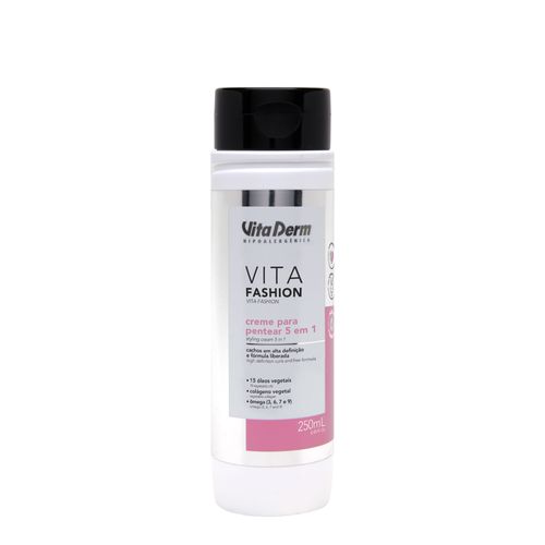 Creme Para Pentear Vita Derm 5 Em 1 Vita Fashion 250G
