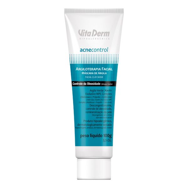 Argiloterapia Facial Vita Derm Acne Control
