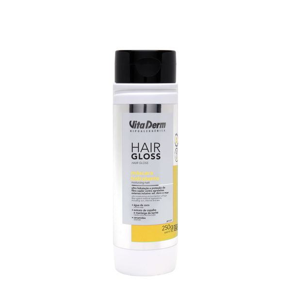 Máscara Vita Derm Hair Gloss 250g
