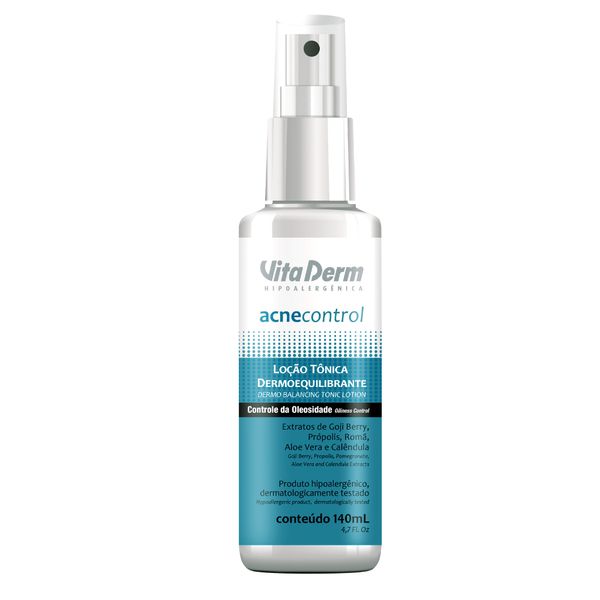 Loção Tônica Vita Derm Dermoequilibrante Acne Control