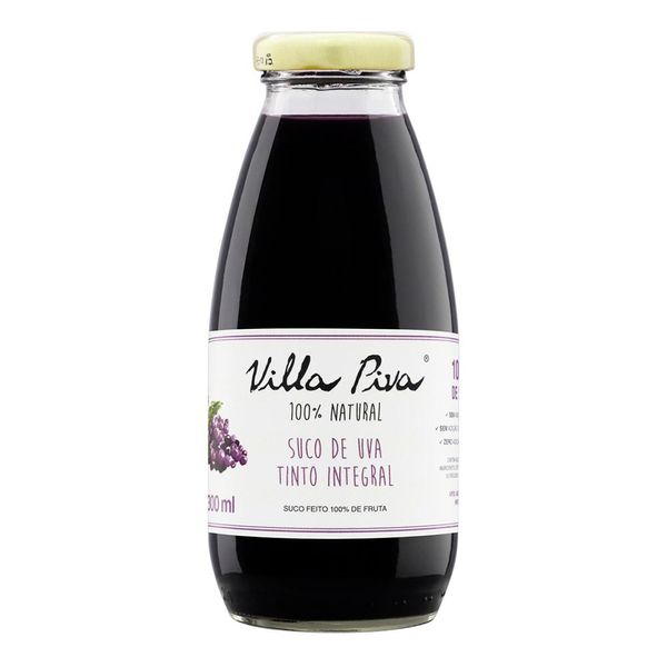 Suco Integral Villa Piva Uva Tinto 300ml