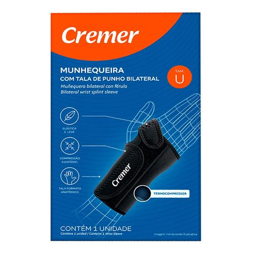 807966---Munhequeira-Elastica-Cremer-com-Tala-de-Punho-Bilateral-Preta-Anatomica-Tamanho-U-1-Unidade-1 807966---Munhequeira-Elastica-Cremer-com-Tala-de-Punho-Bilateral-Preta-Anatomica-Tamanho-U-1-Unidade-1