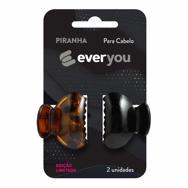 Piranha para Cabelo Ever You Tradicional Pequena 2 Unidades