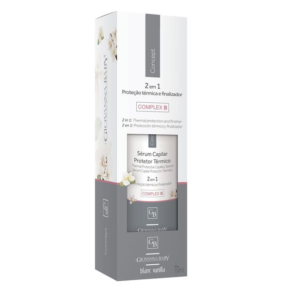 Protetor Térmico Sérum Capilar Concept Giovanna Baby Blanc Vanilla 70ml