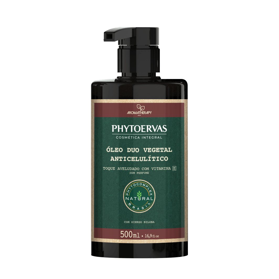 Óleo Duo Vegetal Anticelulítico com Vitamina- E Sem perfume 500 ml