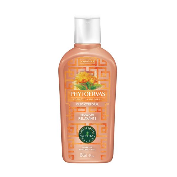 Óleo Corporal Emulsão Para Banho Relaxante Calêndula Phytoervas 160ml