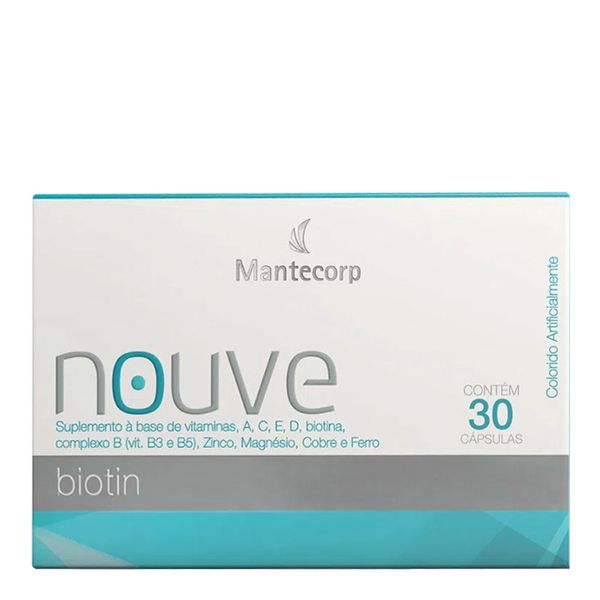 Nutricosmético Nouve Biotin 30 Cápsulas