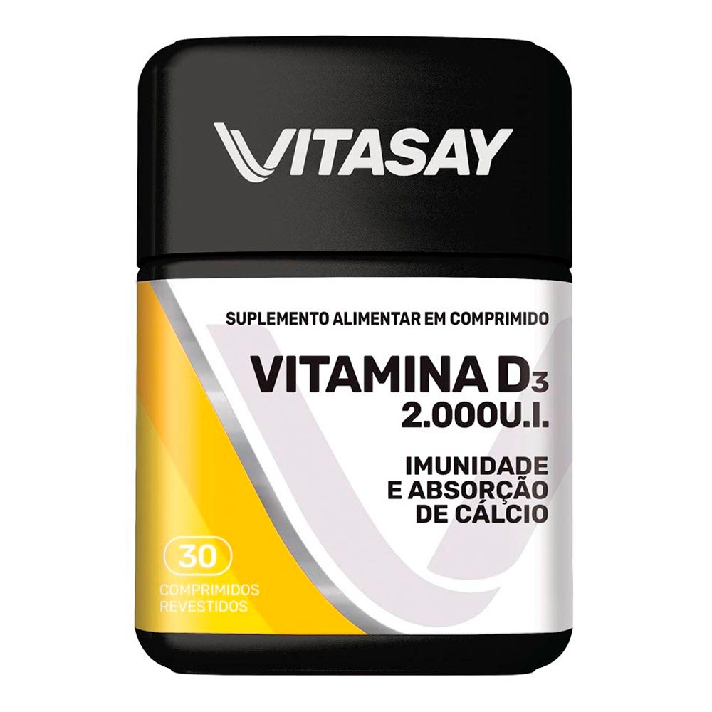 Vitamina D 1000UI Drogaria São Paulo 30 Comprimidos - Drogaria Sao