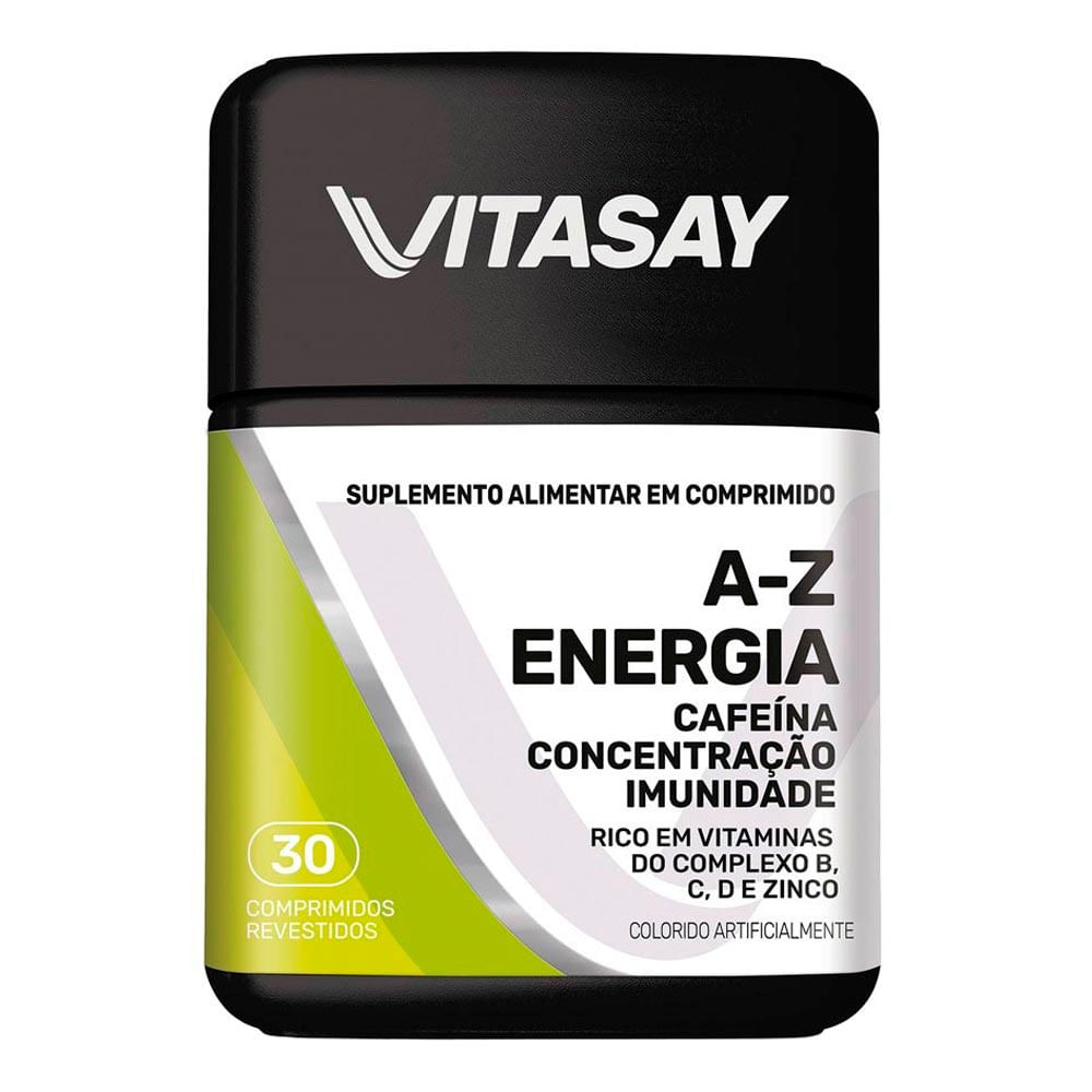 Suplemento Alimentar Vitasay Energia A-Z 30 Comprimidos