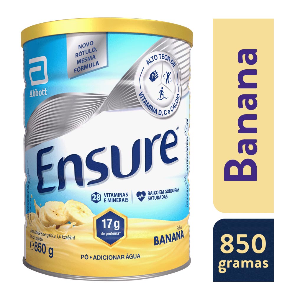 Complemento Alimentar Ensure Banana 850g Drogaria Sao Paulo