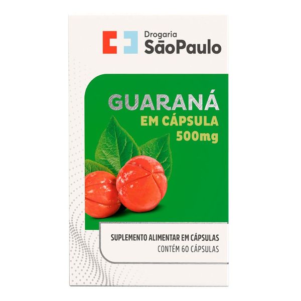 Guaraná 450mg Drogaria São Paulo 60 Cápsulas