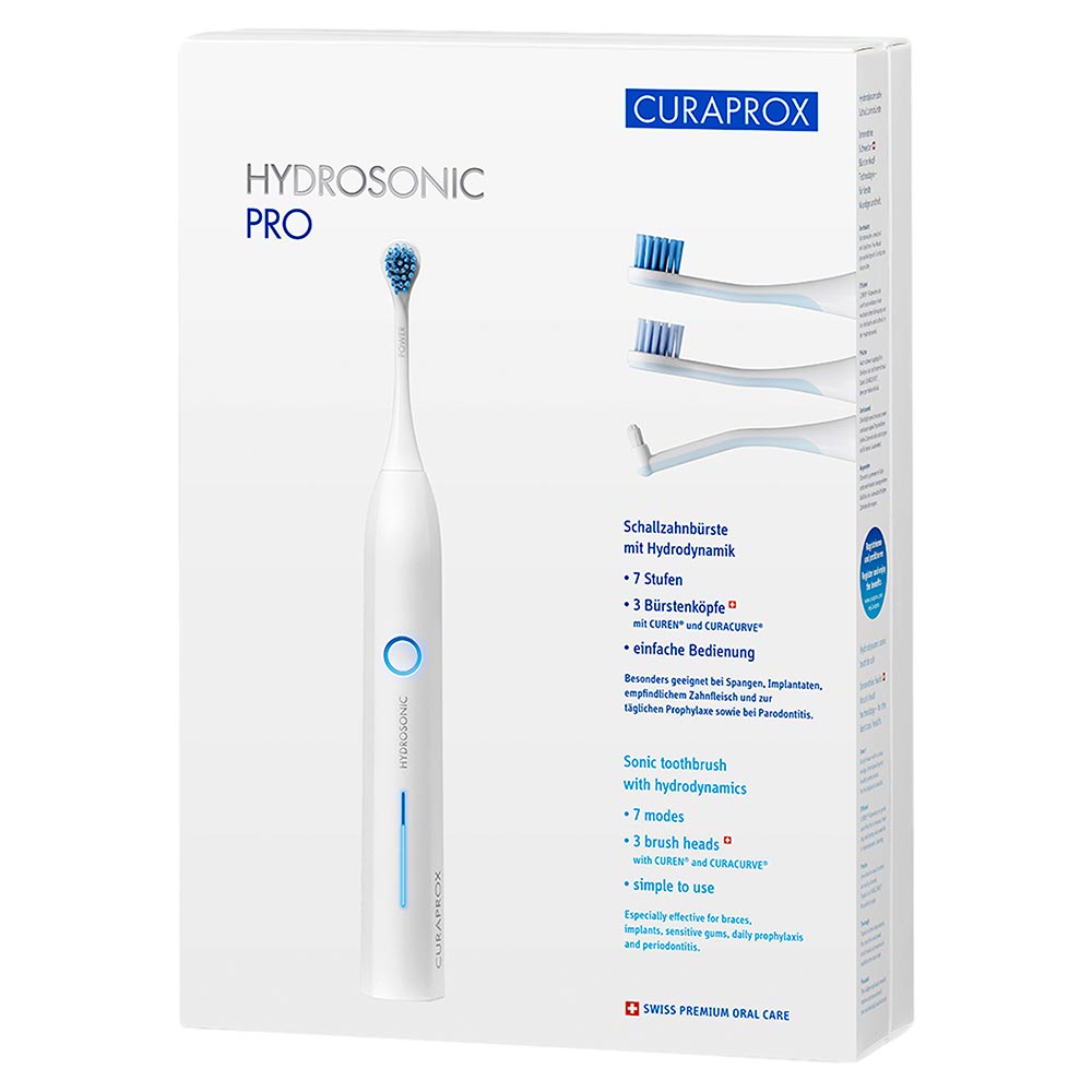 Escova Dental Elétrica Curaprox Hydrosonic Pro Branca 1 Unidade