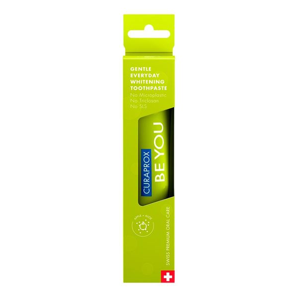 Creme Dental Curaprox Be You Apple e Aloe 90g Pasta de Dente Curaprox Be You Apple e Aloe 60ml
