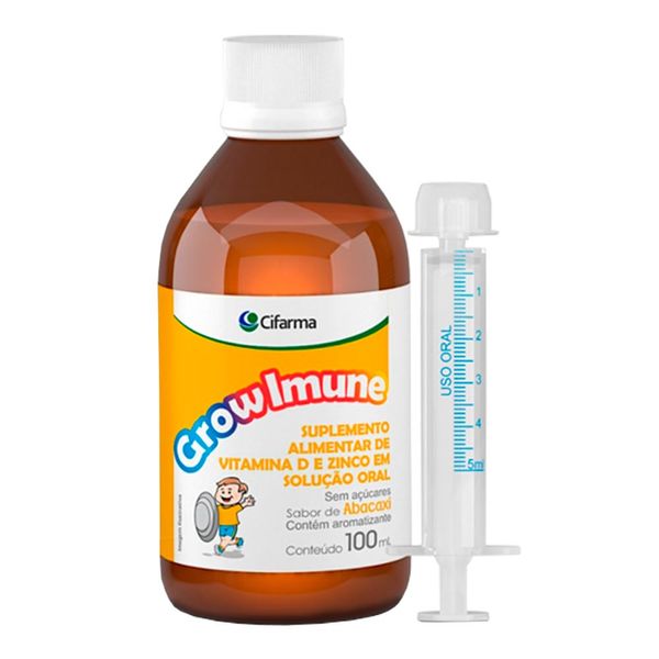 Suplemento Alimentar Cifarma Grow Imune Sabor Abacaxi 100ml