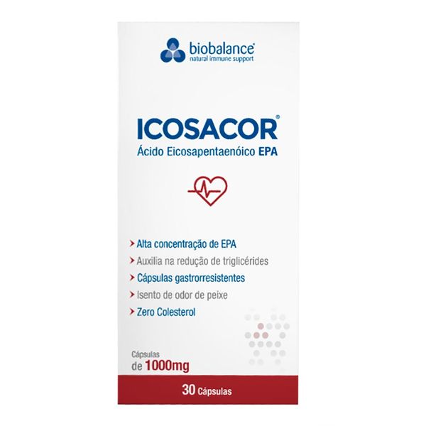 Suplemento Alimentar Biobalance Icosacor 30 Cápsulas
