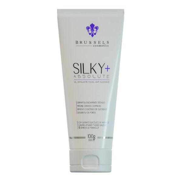 Gel Esfoliante Facial Brussels Cosmetics Silky + Absolute 100g