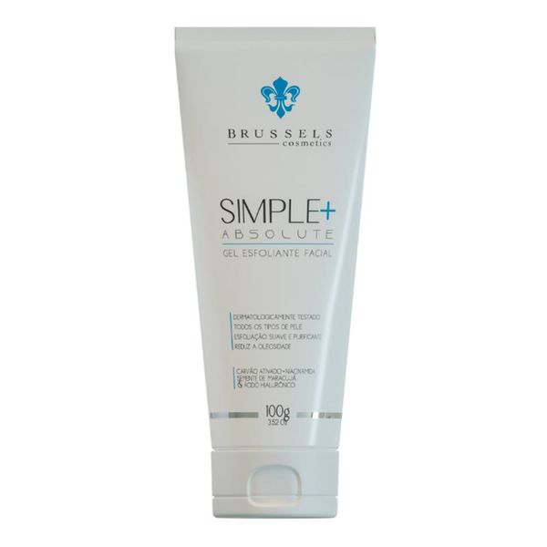 Gel Esfoliante Facial Brussels Cosmetics Normal 100g