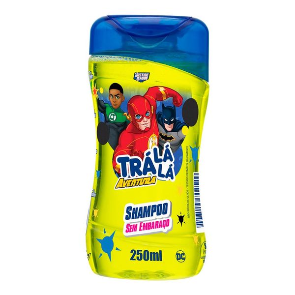 Shampoo Infantil Trá Lá Lá Justice League Aventura sem Embaraço 250ml