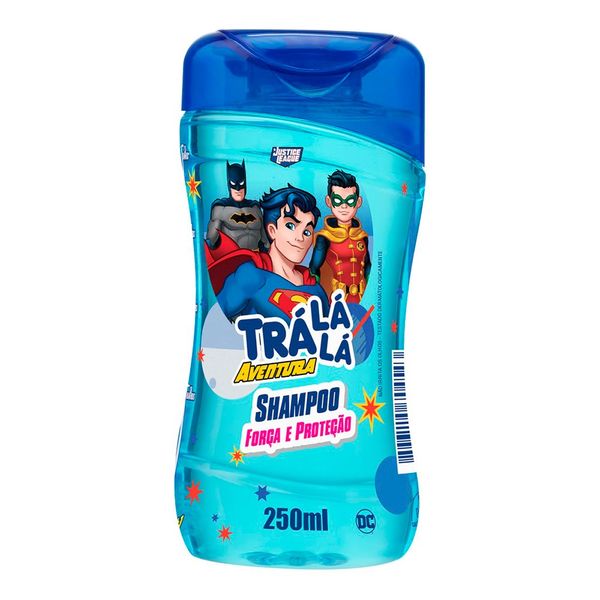 Shampoo Infantil Trá Lá Lá Justice League Aventura Força e Proteção 250ml