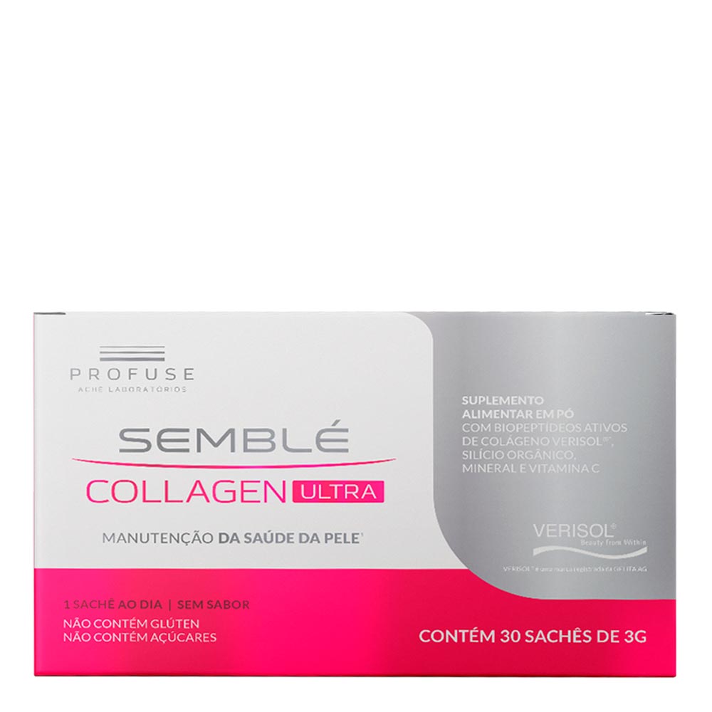 Colágeno Profuse Semblé Collagen Ultra 30 Sachês - Drogaria Sao Paulo