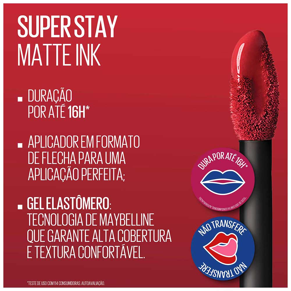 LABIAL LÍQUIDO MAYBELLINE SUPER STAY MATTE INK 50 VOYAGER