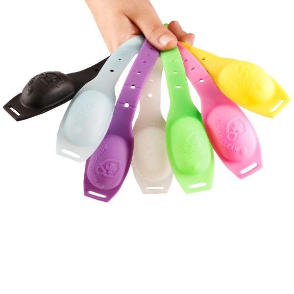 CM410 - Pulseira De Silicone Para Biossegurança Pauher Clean Cor: Rosa