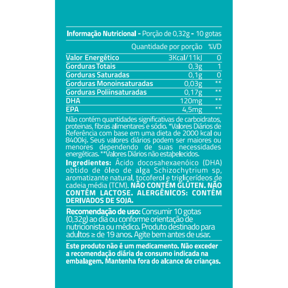 Multivitamínico DHA liquido 30 ML True Source Drogaria Sao Paulo