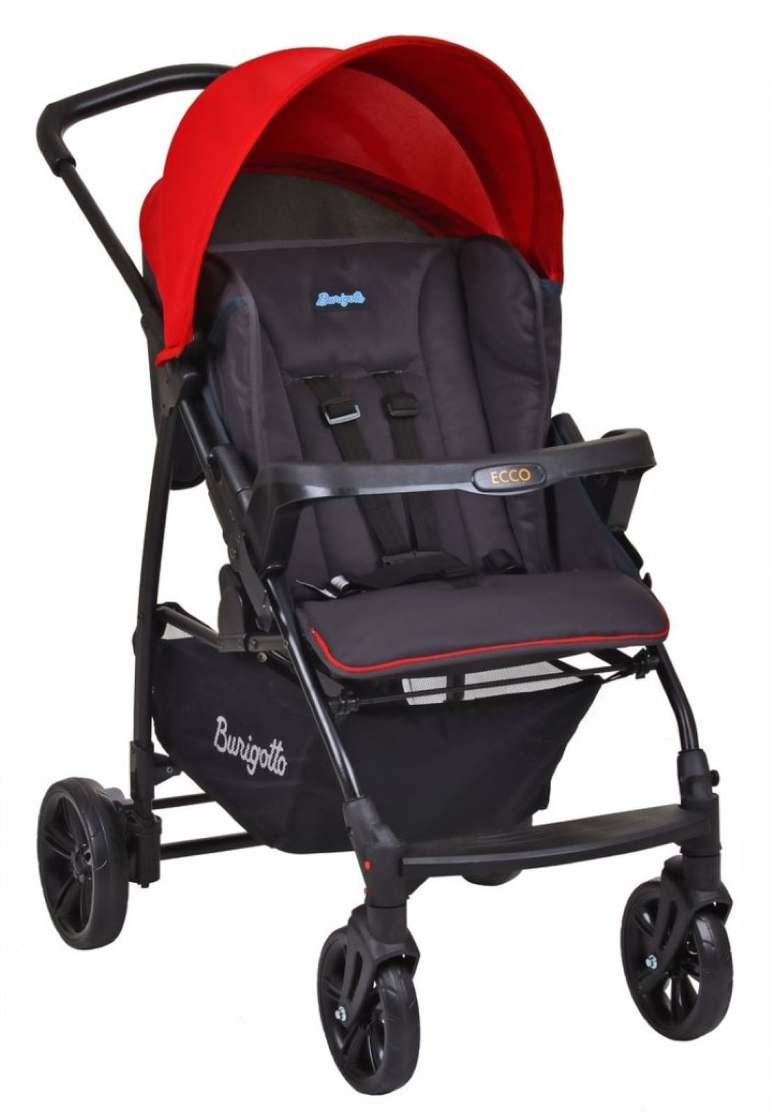 Carrinho de Bebê Ecco Burigotto Vermelho 935277798
