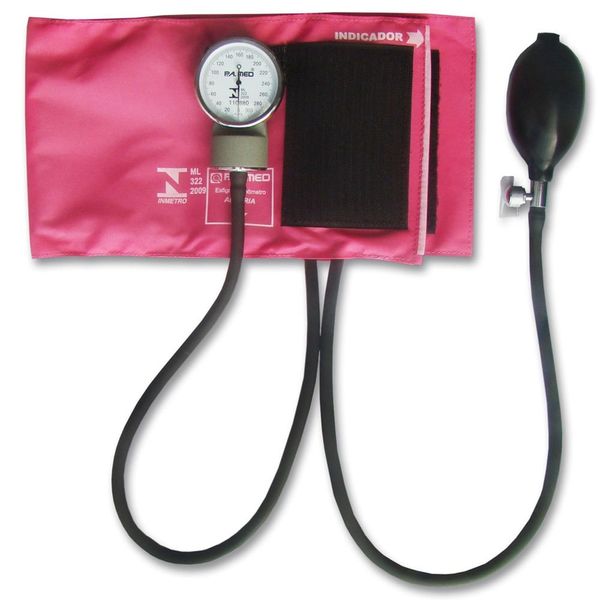 Aparelho de Pressão Analógico Cor: Rosa