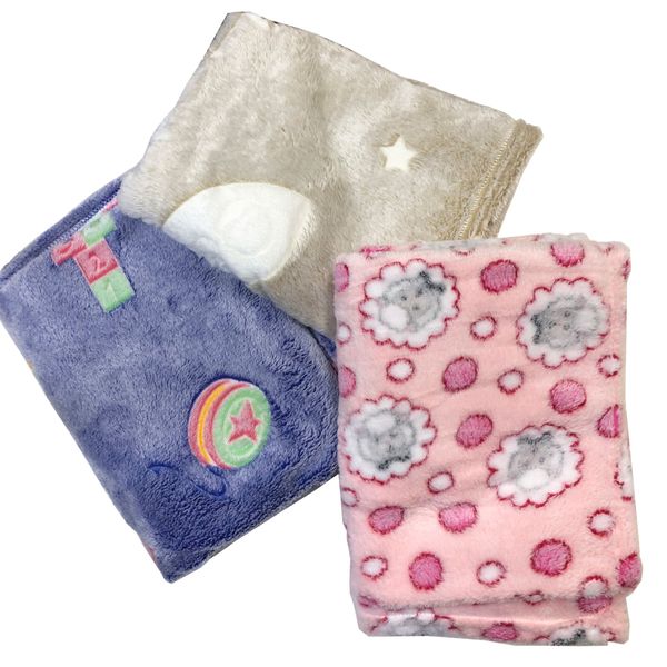Manta Cobertor Para Bebê Tecido Antialérgico - Hannys Baby - Bege
