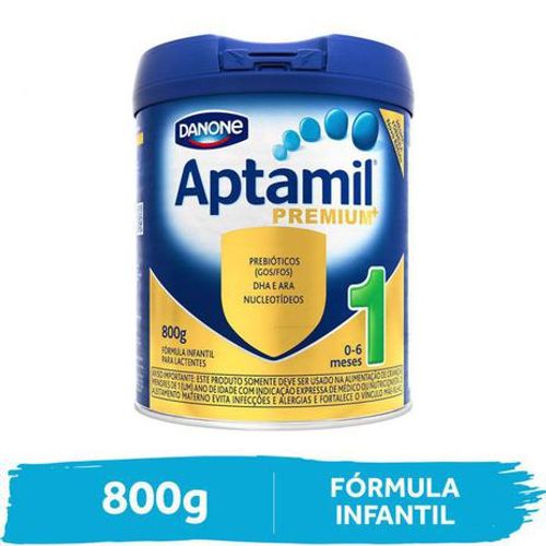 Fórmula Infantil Aptamil Premium 1 - Danone - 800g - Drogaria Sao Paulo