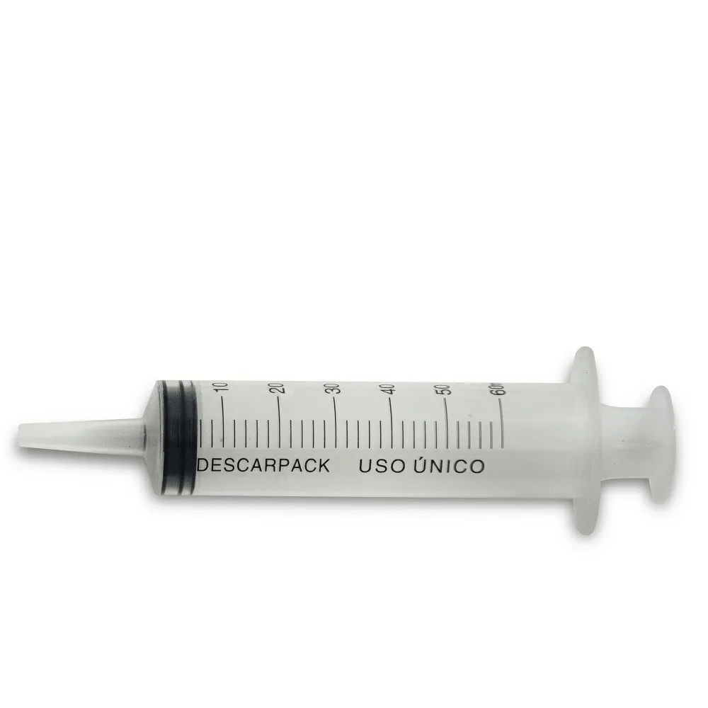 Seringa Descartável Sem Agulha Bico Cateter 60ML (Descarpack)