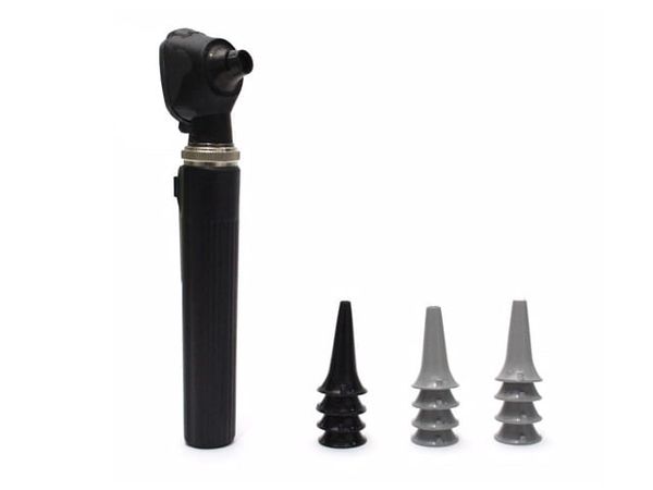 Mini Otoscópio Mikatos Cor: Preto