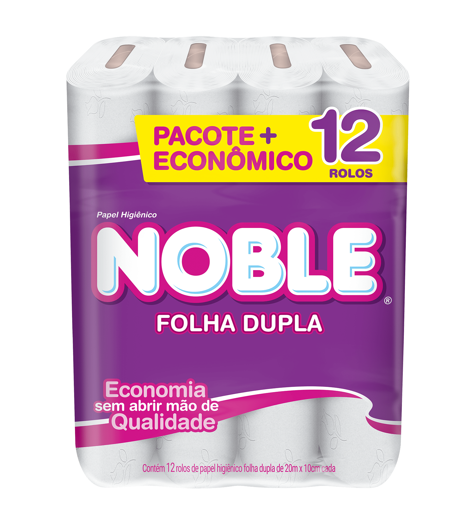 PAPEL HIGIENICO NOBLE 12 ROLOS