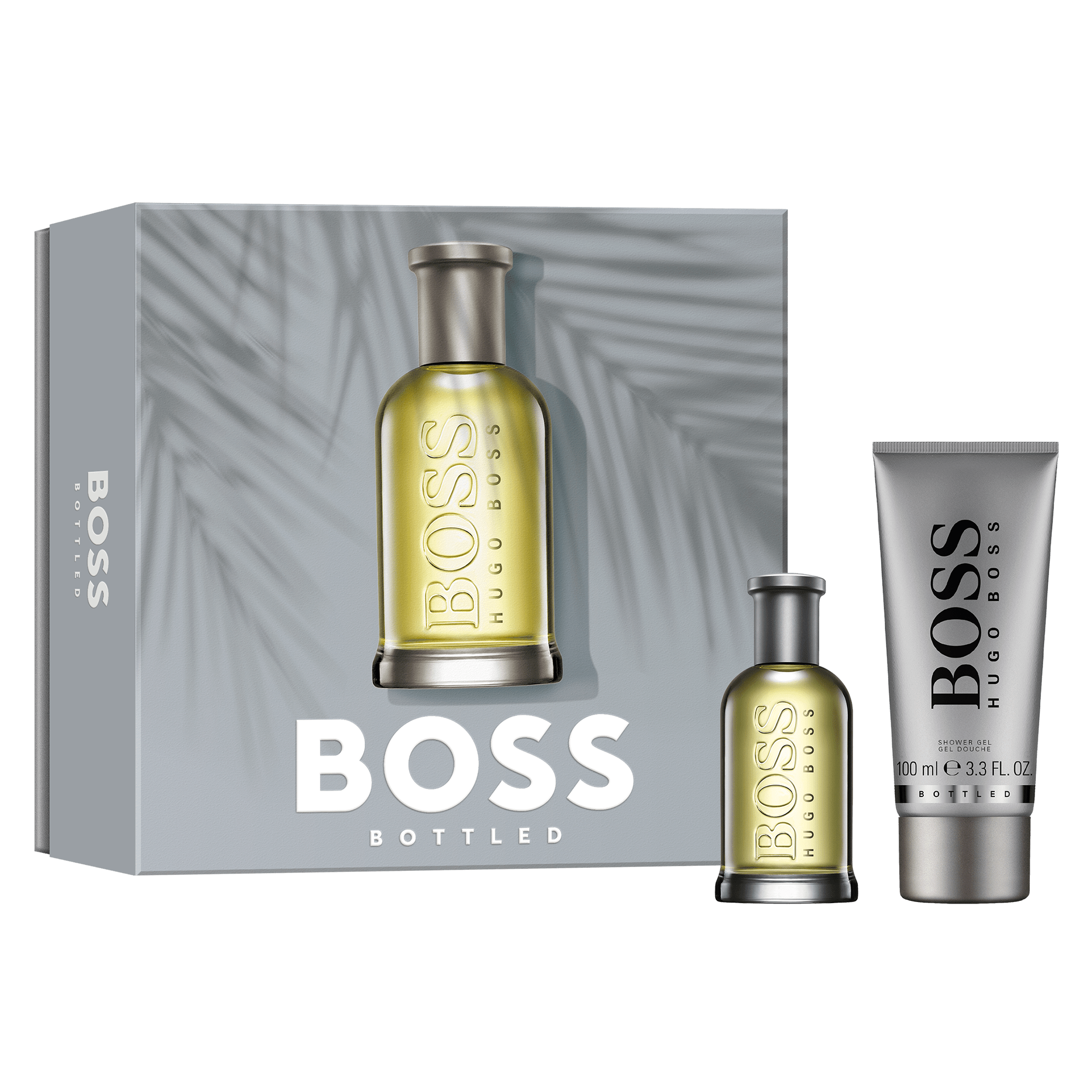 Conjunto Boss Bottled Masculino - Eau De Toilette 50ml + Gel De Banho 100ml