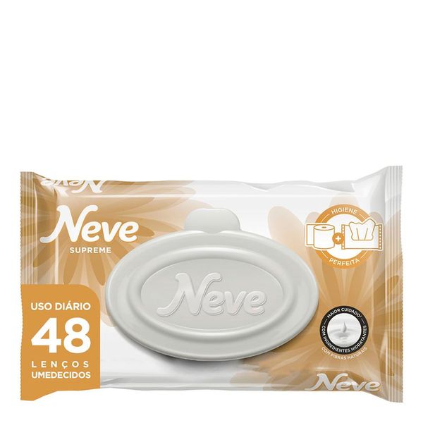 Lenço Umedecido Neve Supreme 48 Unidades