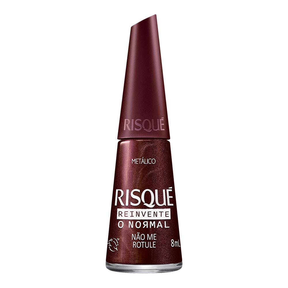 Esmalte Metálico Risqué Não Me Rotule Reinvente o Normal 8ml