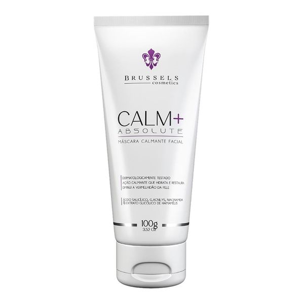 Máscara Facial Calmante Brussels Cosmetics Calm+ Absolute 100g